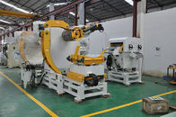 Metal Parts Stamping And Steel Coil Uncoiler Equipment , Coil Straightening Machine