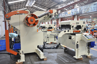 Automatic Hydraulic Expansion High Speed Uncoiler Straightener Feeder Machine