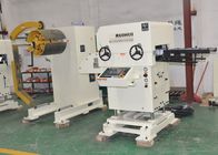 400mm Width Decoiler Straightener Press Feeding Equipment For Electric Hydraulic Hole Puncher