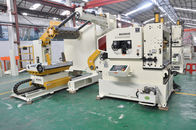 Automatic Punching Decoiler Straightener Feeder Rack And Leveling Machine 2 In 1 High Speed