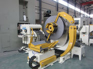 Metal Parts Stamping And Steel Coil Uncoiler Equipment , Coil Straightening Machine