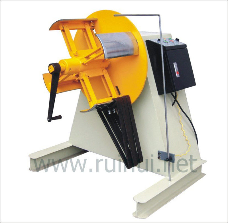 Steel Decoiler / Uncoiler By Manual Or Pneumatic And Hydraulic Expansion Mode ME-300