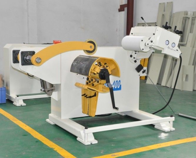 Automatic Decoiling And Hydraulic Straightening Machine With Power Press