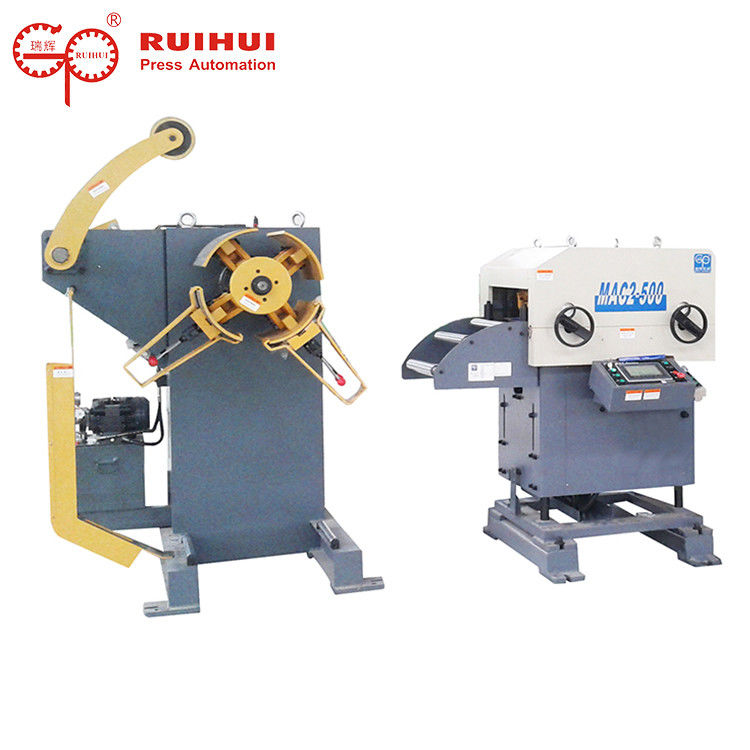 Decoiler Coil Feeder Straightener For Press Feeder With Color LCD Display