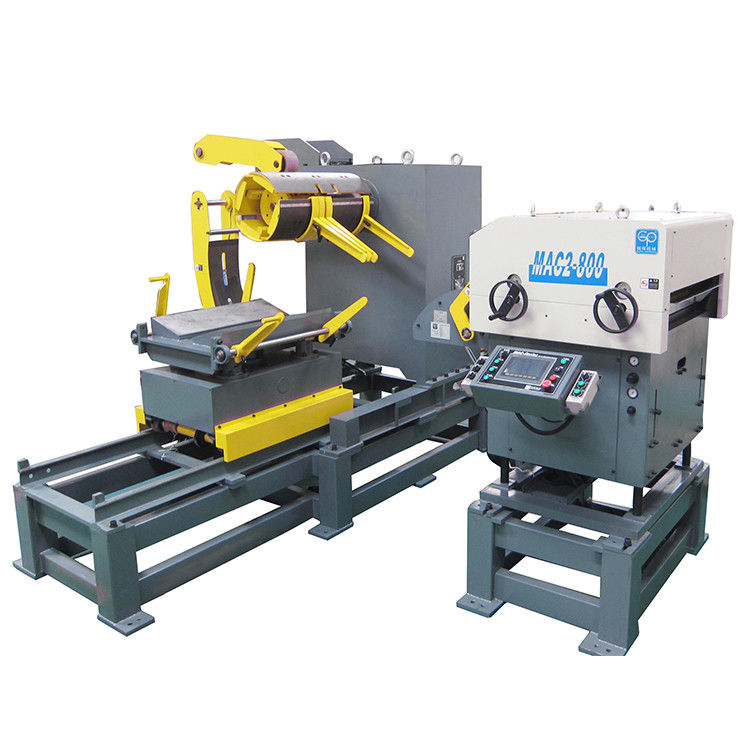 Pneumatic Punching Decoiling And Straightening Machine With Power Press Machines