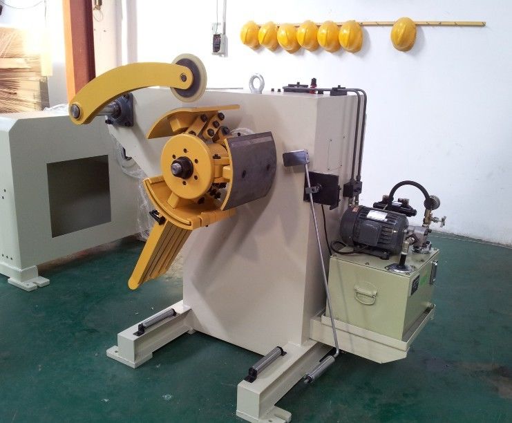 Automatic Sheet Metal Decoiler Machine Hydraulic For Steel Coil
