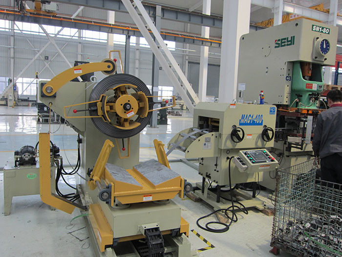 Stamping And Feeding Decoiler Straightener Feeder Equipment Fully Automatic