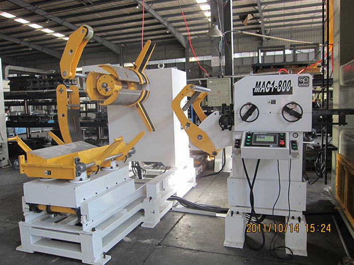 High Accuracy Stamping And Leveling Machine , Low Noise Punch Feeding Process