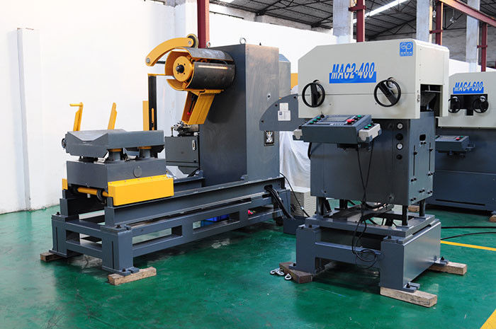 Material Rack Unwinding Device Decoiler Straightener Feeder 3 In 1 Stamping Automation