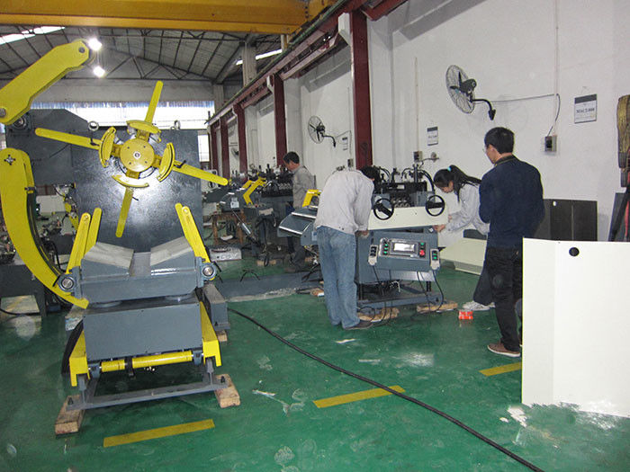 Automated Production Line NC Sheet Metal Coil Feeder Non Standard Material Stamping