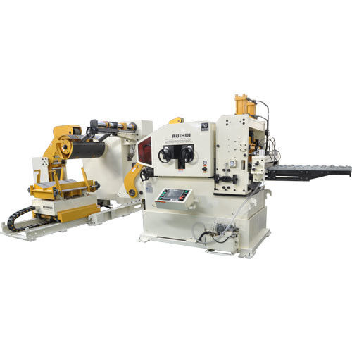 Manual Unwinding Decoiler And Straightener Machine Aluminum Stamping And Leveling