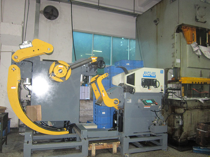 Stamping Automation Decoiling And Straightening Machine Heavy Material Frame Pneumatic Pressing Arm